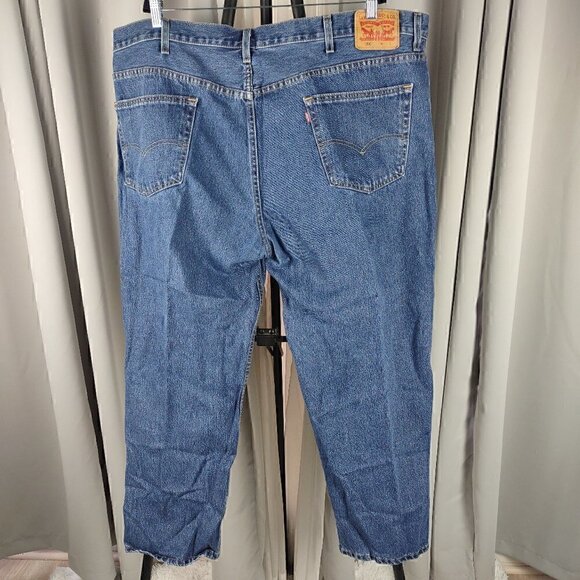 Levi 550 Men's 100% Cotton Blue Jeans Size 48X30 - Picture 3 of 10